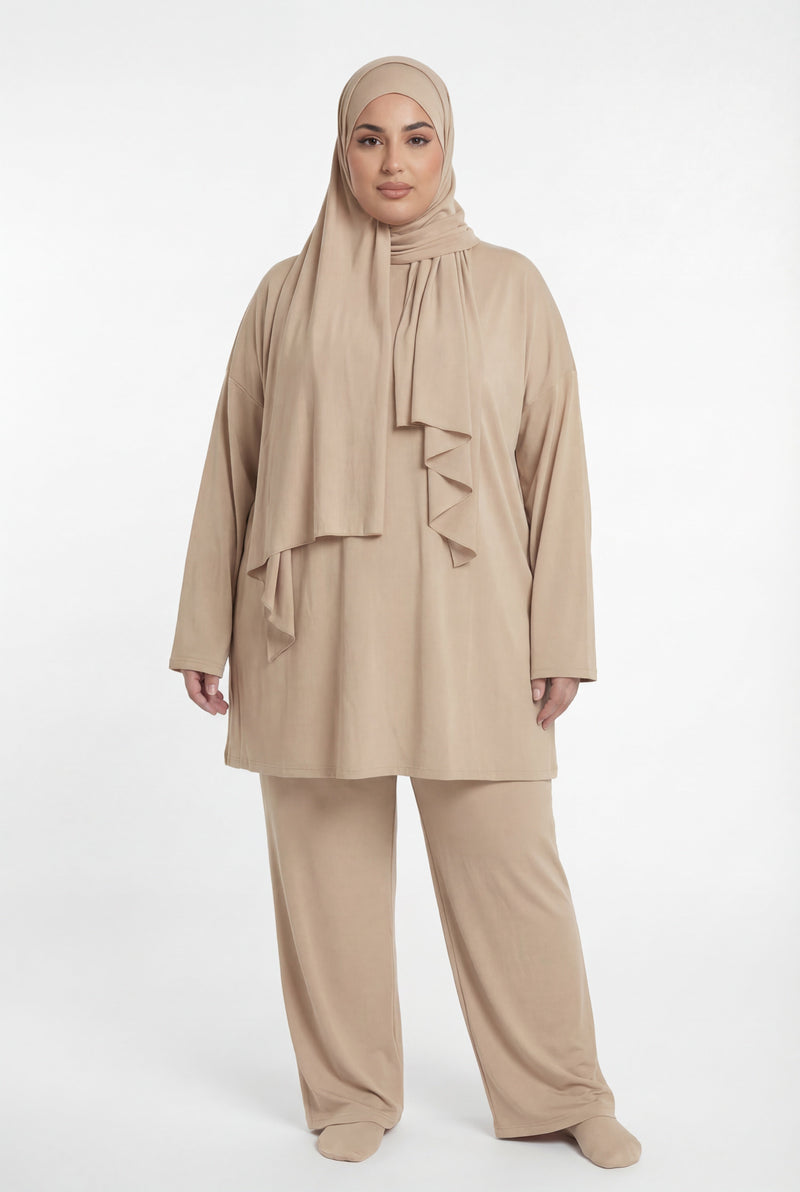 BURKINI (4 pieces) - BEIGE lifestyle
