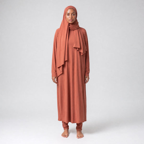 BURKINI LONG (5 pieces) - RUST
