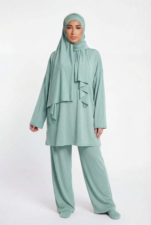 BURKINI (4 pieces) - LIGHT BLUE