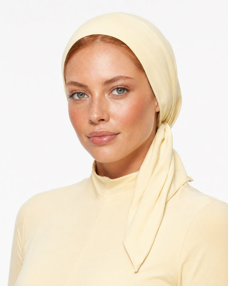 SWIMMING TURBAN - YELLOW lifestyle