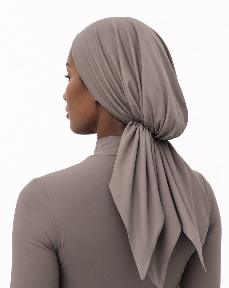 SWIMMING TURBAN - TAUPE lifestyle