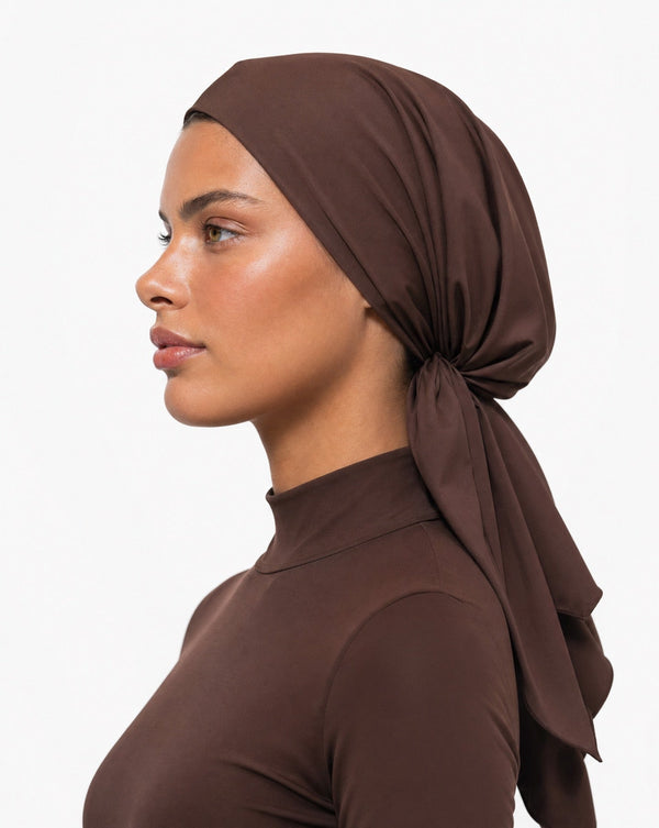 SWIMMING TURBAN - BROWN